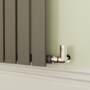 Riace Anthracite Horizontal Flat Designer Radiator 800x408mm Single Panel 953 BTU