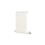 Sorrento Linen Horizontal Oval Designer Radiator 600x413mm Single Panel 1103 BTU