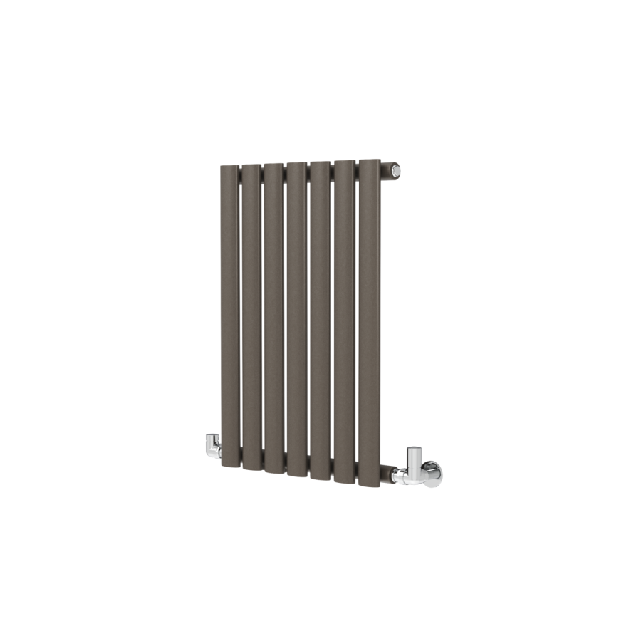 Sorrento Russet Horizontal Oval Designer Radiator 600x413mm Single Panel 1103 BTU