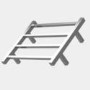 4 Bar Heated Ladder Towel Rail - Hawthorn
