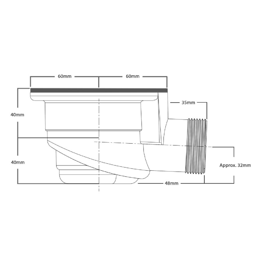 90mm Chrome Shower Tray Waste Better Bathrooms 90mm-chrome-shower-tray-waste-better-bathrooms
