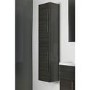 Black 2 Door Tall Boy Storage Unit - W300 x H1435mm