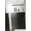 Black Free Standing Bathroom Vanity Unit - With Basin - W600 x 820mm