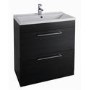 Black Free Standing Bathroom Vanity Unit - Without Basin - W800mm