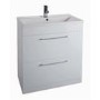 White Free Standing Bathroom Vanity Unit - Without Basin - W800mm