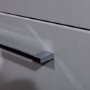 Grey Wall Hung Vanity Unit - Without Basin - 800mm Wide