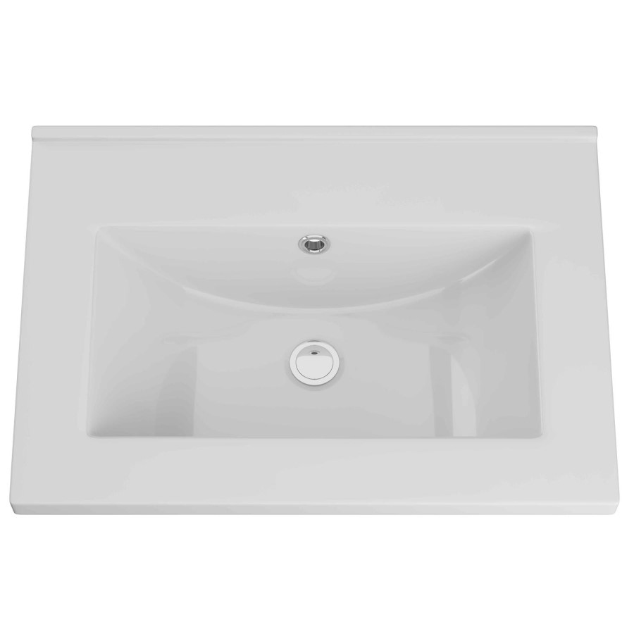 Moderno 600 Ceramic Mid Edge Basin