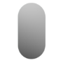 ONLY OPENED - Oval Backlit Heated Bathroom Mirror with Lights 500 x 1000mm - Irena