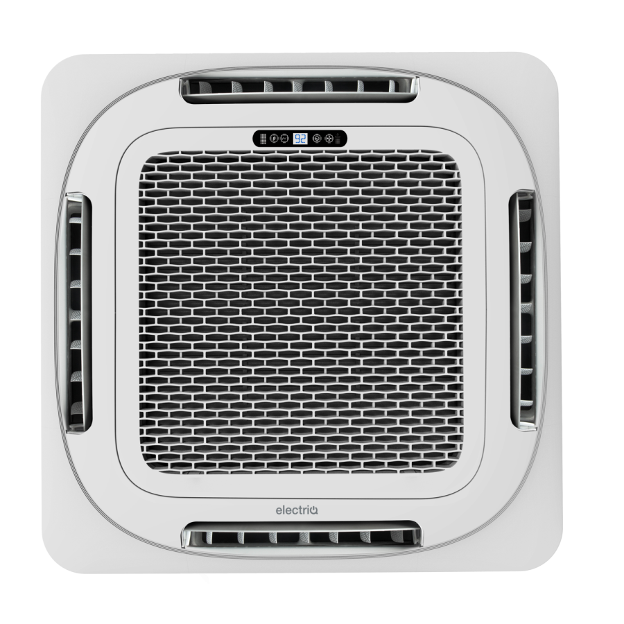 electriQ iQool 36000 BTU Smart A++ Single Split Ceiling Cassette Air Conditioner with Heat Pump - 5m Pipe Kit Included