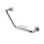 Chrome Angled Grab Rail with Soap Basket 420 x 112mm