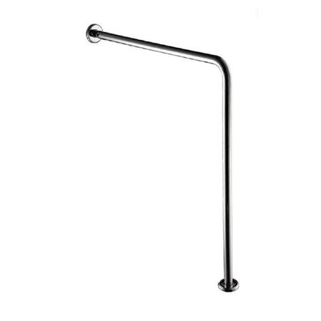 786mm Chrome Wall To Floor Grab Bar - Stainless Steel - Taylor & Moore
