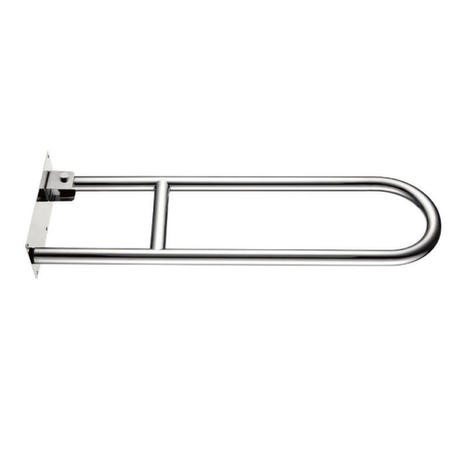 Hinge Grab Rails Stainless Steel Hinged Chrome Grab Rail 748mm - Better Bathrooms