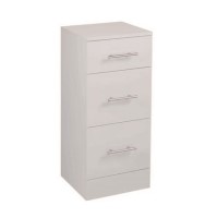 White Free Standing Bathroom Storage Cabinet - 330mm Depth White Free Standing Bathroom Storage Cabinet - 330mm Depth