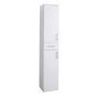White Bathroom Tall Cabinet Storage unit - 300mm Depth