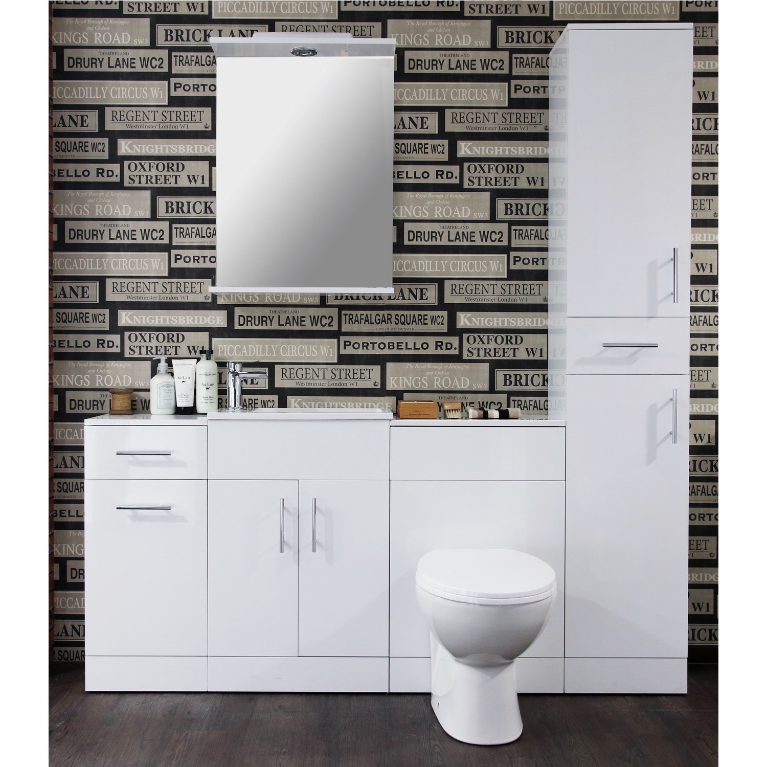 White Bathroom Tall Cabinet Storage Unit 300mm Depth Better Bathrooms White Bathroom Tall Cabinet Storage Unit 300mm Depth Better Bathrooms