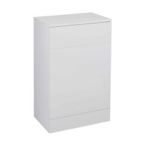 White Back To Wall WC Toilet Unit - Without Toilet - W600 x D330mm