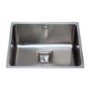 GRADE A1 - Box Opened CDA KSC24SS Square Undermount Single Bowl Stainless Steel Sink