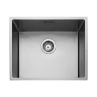 Rangemaster Kube Single Bowl Inset / Undermount Chrome Stainless Steel Kitchen Sink Rangemaster Kube Single Bowl Inset / Undermount Chrome Stainless Steel Kitchen Sink