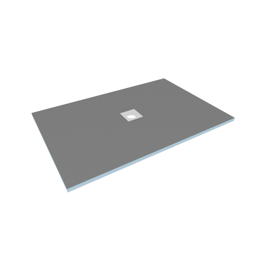 1200 x 800mm Wet Room Shower Tray Formers (Tile-Ready Boards) with Square Waste