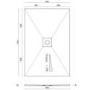 1200 x 800mm Wet Room Shower Tray Formers (Tile-Ready Boards) with Square Waste