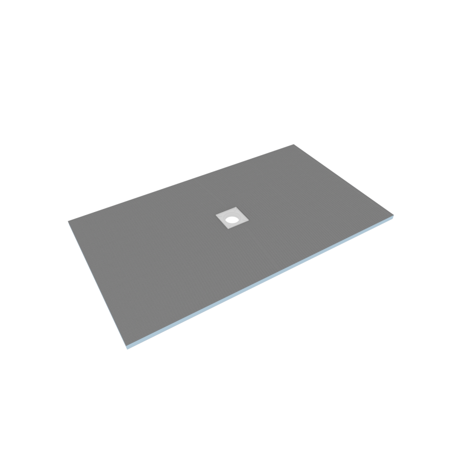 1400 x 800mm Wet Room Shower Tray Formers (Tile-Ready Boards) with Square Waste