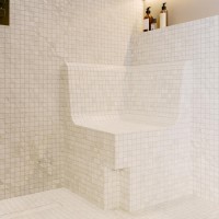 Tileable corner bench 600x600x870mm -Lagoon
