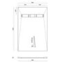 1200 x 800mm Wet Room Shower Tray Formers (Tile-Ready Boards) with Linear End Waste