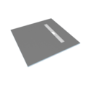 900 x 900mm Wet Room Shower Tray Formers (Tile-Ready Boards) with Linear End Waste