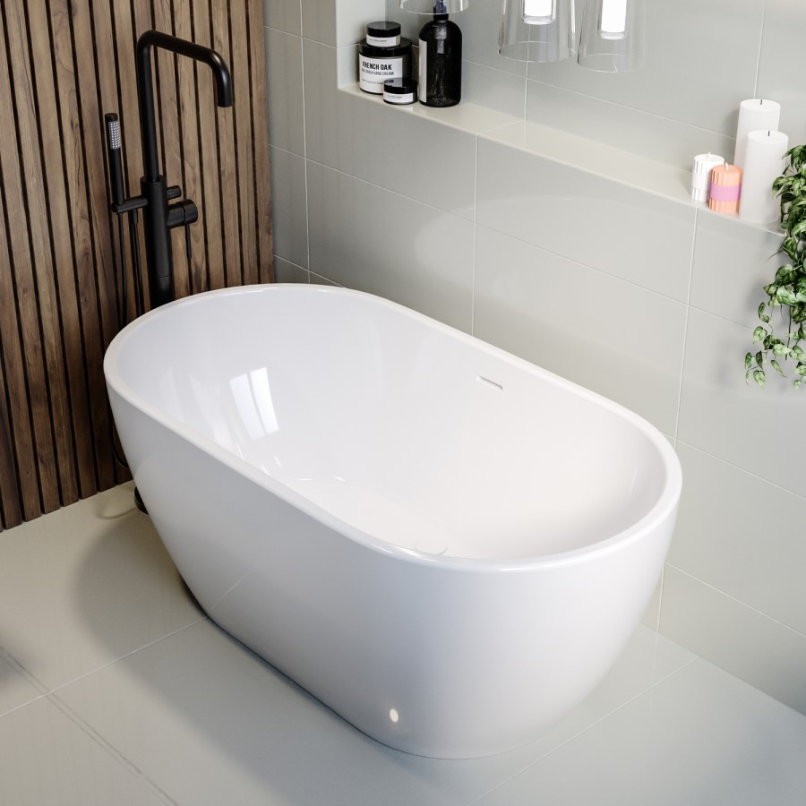 ONLY OPENED - Freestanding Double Ended Bath 1400 x 750mm - Lisbon