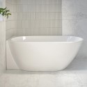 LIS1650SBLH Freestanding Single Ended Left Hand Corner Bath 1650 x 740mm - Lisbon