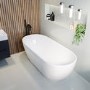 GRADE A1 - Freestanding Double Ended Bath 1800 x 750mm - Lisbon