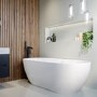 GRADE A1 - Freestanding Double Ended Bath 1800 x 750mm - Lisbon