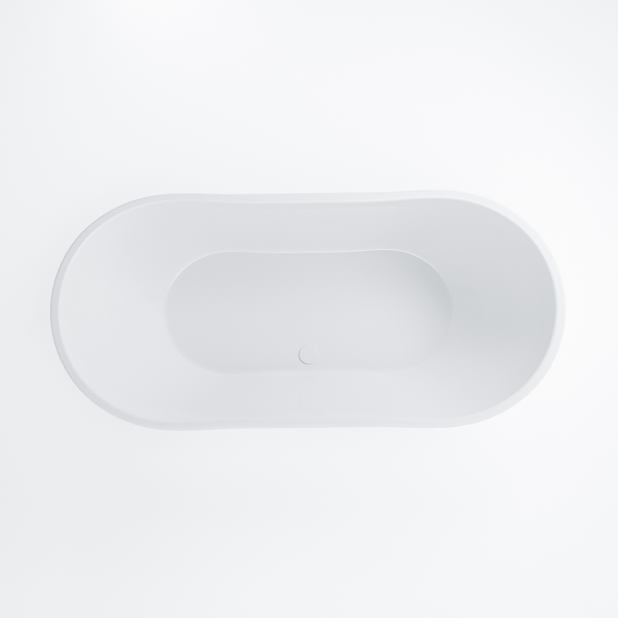 GRADE A1 - Freestanding Double Ended Bath 1800 x 750mm - Lisbon