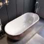 ONLY OPENED - Copper Effect Freestanding Double Ended Bath 1650 x 750mm - Lisbon
