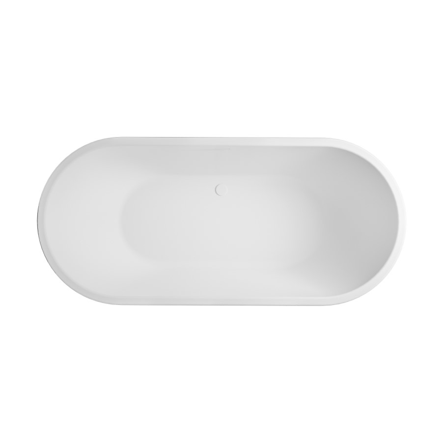 Dark Green Freestanding Double Ended Bath 1650 x 750mm - Lisbon
