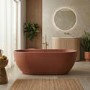 Red Freestanding Double Ended Bath 1650 x 750mm - Lisbon