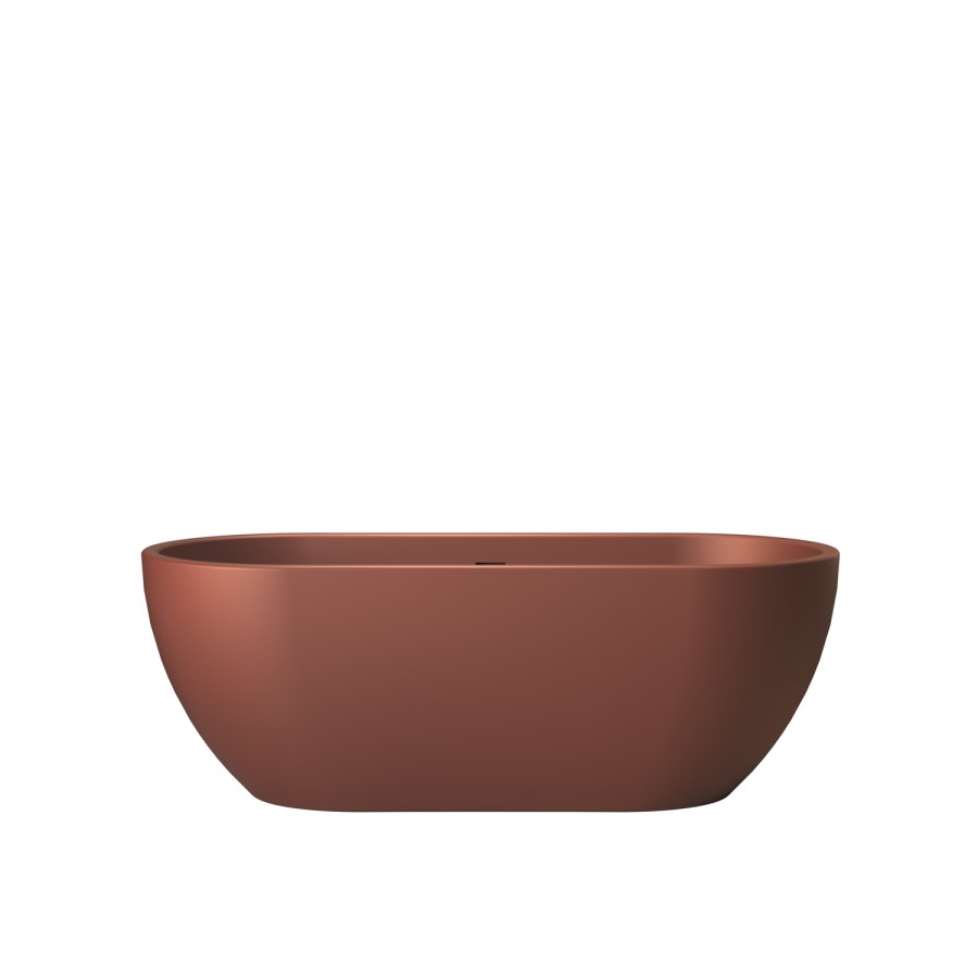 Red Freestanding Double Ended Bath 1650 x 750mm - Lisbon