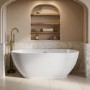Freestanding Double Ended Bath with Plinth 1650 x 750mm - Lisbon