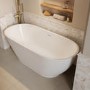 Freestanding Double Ended Bath with Plinth 1650 x 750mm - Lisbon
