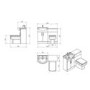GRADE A1 - White Bathroom Vanity Unit with Basin & Square Toilet