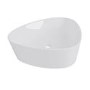 GRADE A1 - White Triangular Countertop Basin 505mm - Lotus