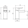 Stark Waterfall Mono Basin Mixer Tap & Waste