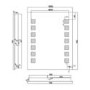 Coulston Touch Sensor Backlit Mirror