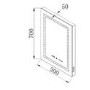 Amira Bathroom Mirror With a Digital Clock