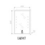 GRADE A1 - Jorda Touch Sensor LED Mirror