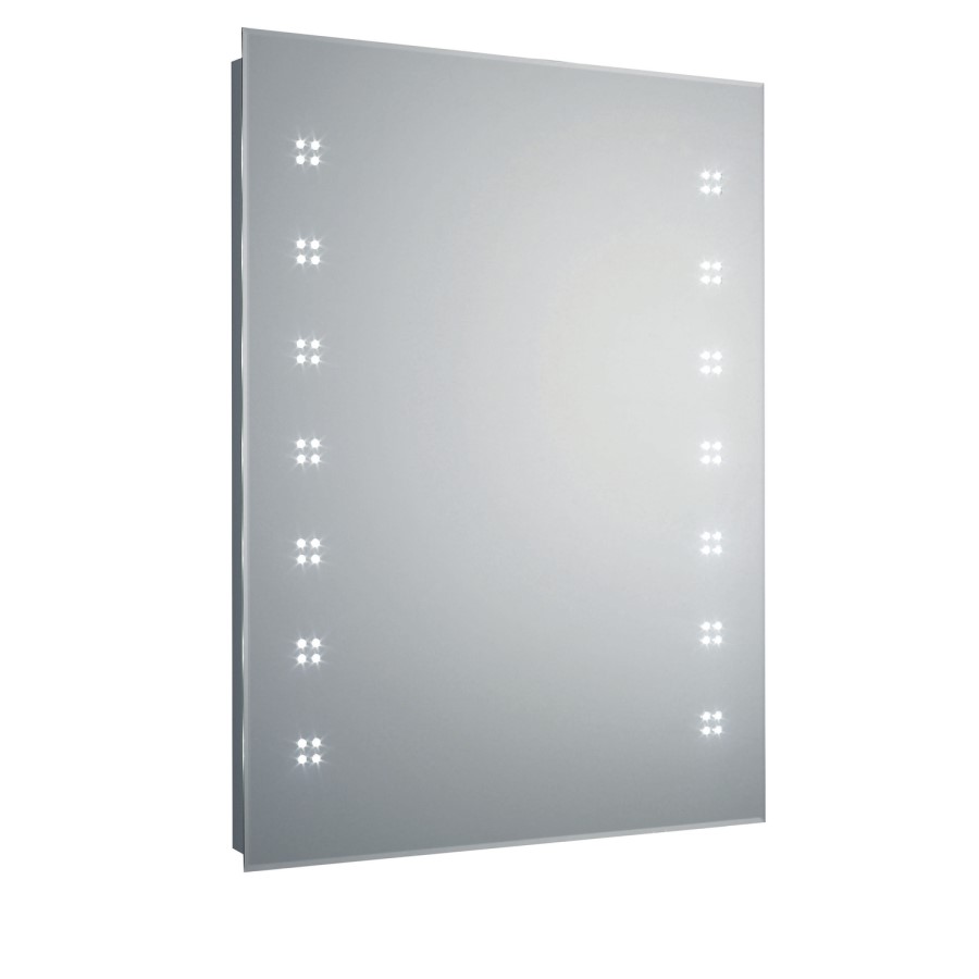 Prespa LED Mirror With Shaving Socket & De-Mist Pad