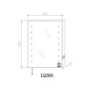 Prespa LED Mirror With Shaving Socket & De-Mist Pad