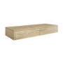 1200mm Wood Effect Wall Hung Double Countertop Vanity Unit - Lugo