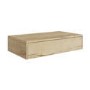 800mm Wood Effect Wall Hung Countertop Vanity Unit - Lugo