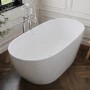 Marble Effect Freestanding Double Ended Bath 1700 x 850mm - Lumo